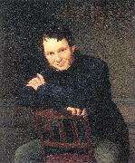 Marstrand, Wilhelm Portrait of the Artist Gottlieb Bindesholl Sweden oil painting artist